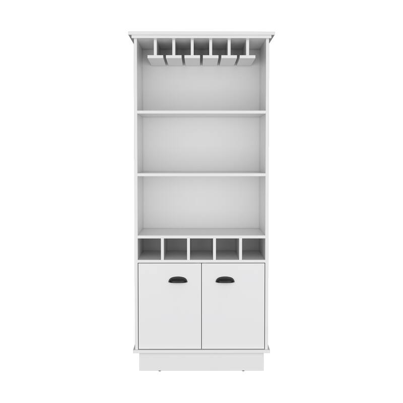 Bar Cabinet for Kitchen, Dining Room,Living Room, White - White