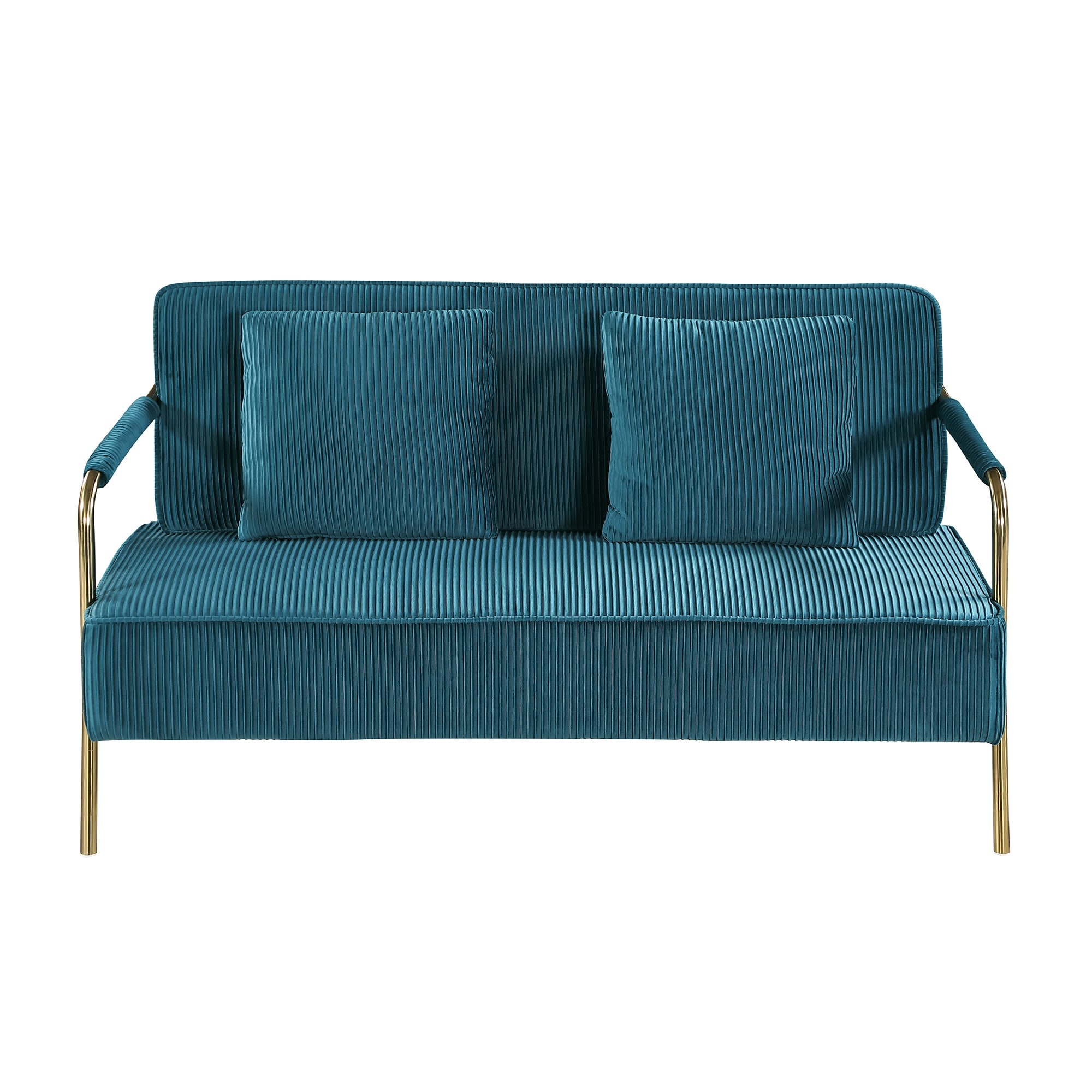 Teal velvet shop 2 seater sofa