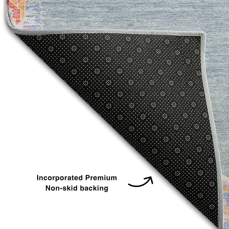 Premium Washable Super Soft Traditional Global Mayfield Rug