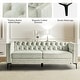 preview thumbnail 43 of 58, HULALA HOME Calymne 84" Modern Square Arms Sofa with Button-Tufted Back