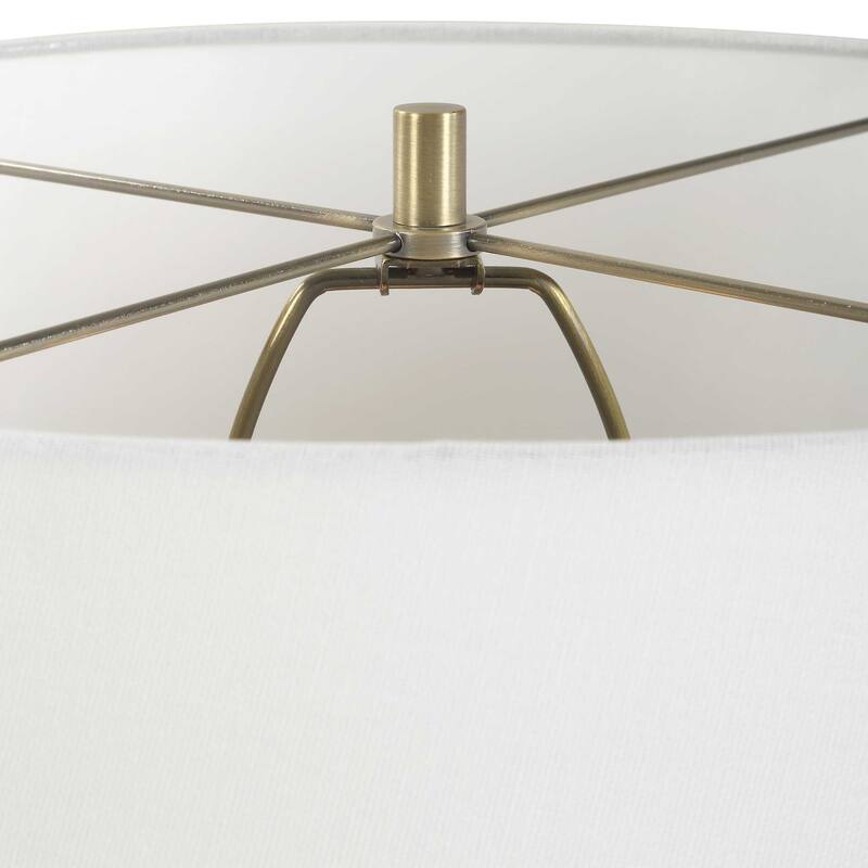 Uttermost Nocturne Aged Black Table Lamp - 20"W x 20"D x 23.5"H