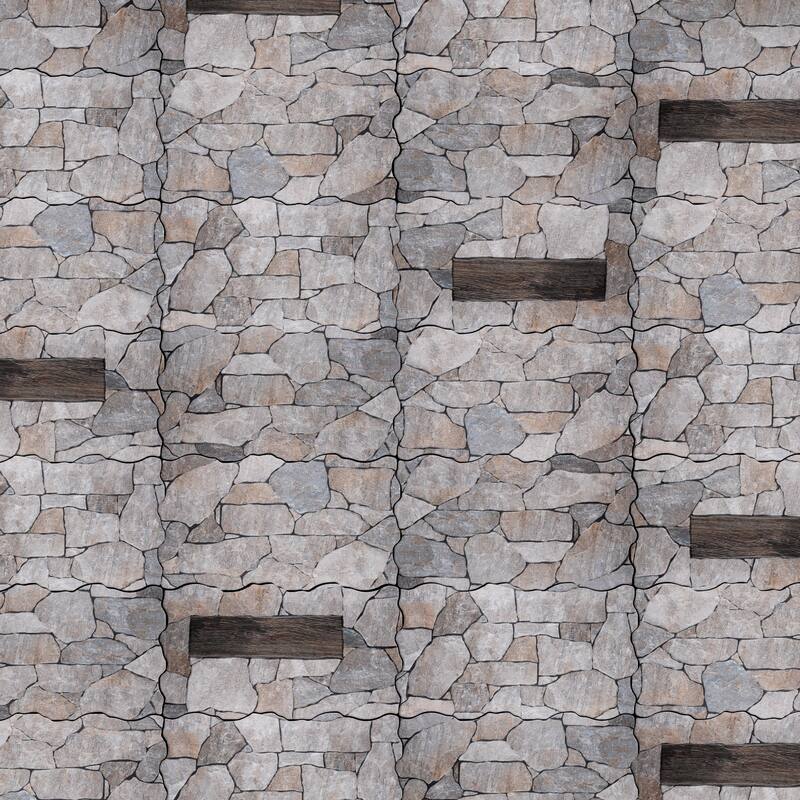 Merola Tile Masia Andorra Gris 10-3/8" x 18-3/4" Ceramic Wall Tile