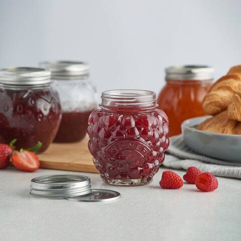 Set of 6 Berry Fruit Jars