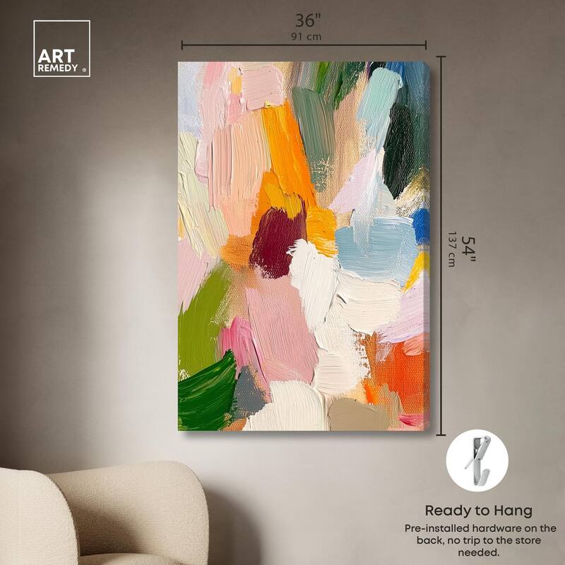 Chromatic Surge IV Canvas by Art Remedy, Gallery Wrapped