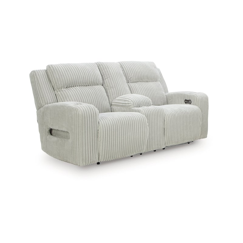 Signature Design by Ashley TwinBrooke Power Reclining Loveseat with Console - 78"W x 44"D x 42"H