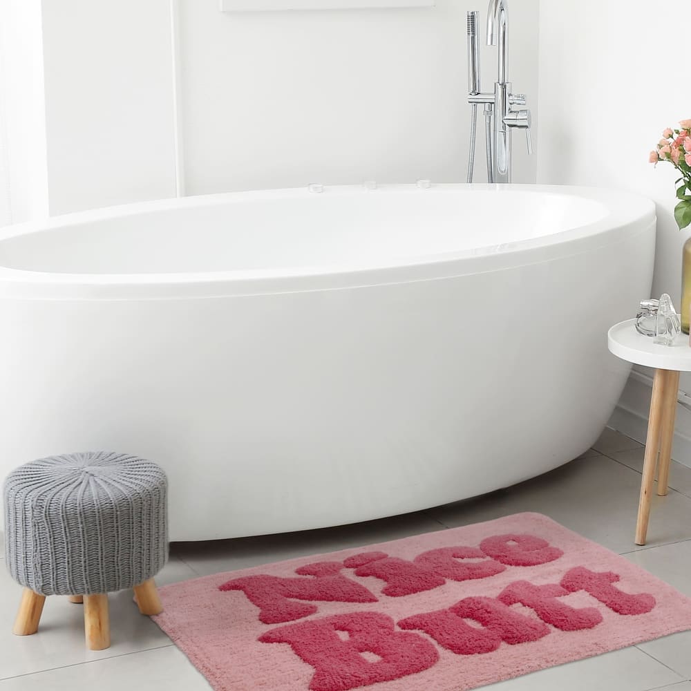 Jessica Simpson "Nice Butt" Cotton Bath Rug, 20"x32"