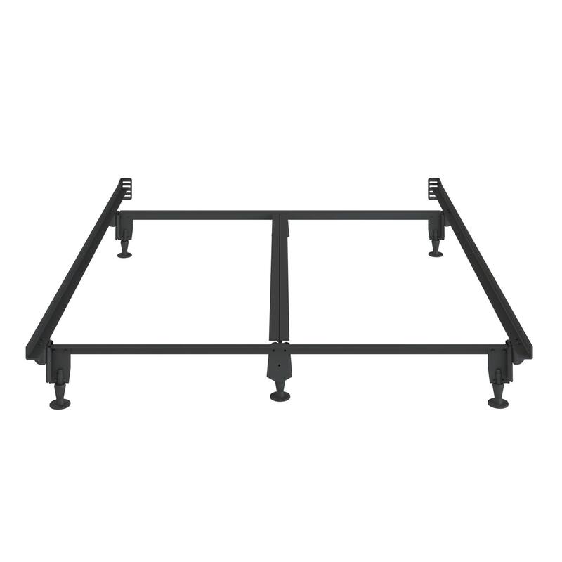 Heavy Duty Multi-Fit Bed Frame - Twin, Full, Queen, King, Cal King - Universal Rail Design