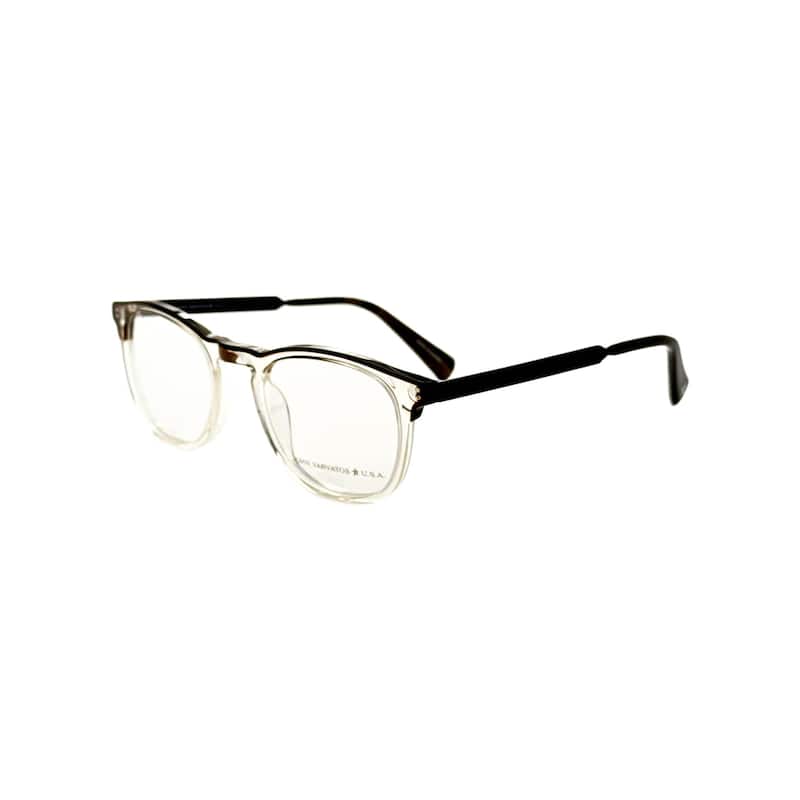 John Varvatos Men's 49mm Vintage Crystal Opticals VJVC002490CRY - N/A