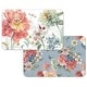 preview thumbnail 1 of 1, Reversible Wipe-clean Counterart Placemats Set of 4 - Spring Meadow