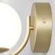 preview thumbnail 6 of 7, Artika Bloom Integrated LED Wall Sconce Light Gold