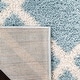 preview thumbnail 11 of 67, SAFAVIEH New York Shag Friedliese Trellis 1.2-inch Thick Rug