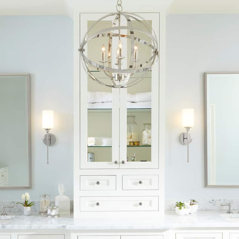 Quorum International Celeste Single Light 4-3/4" Wide Bathroom Sconce