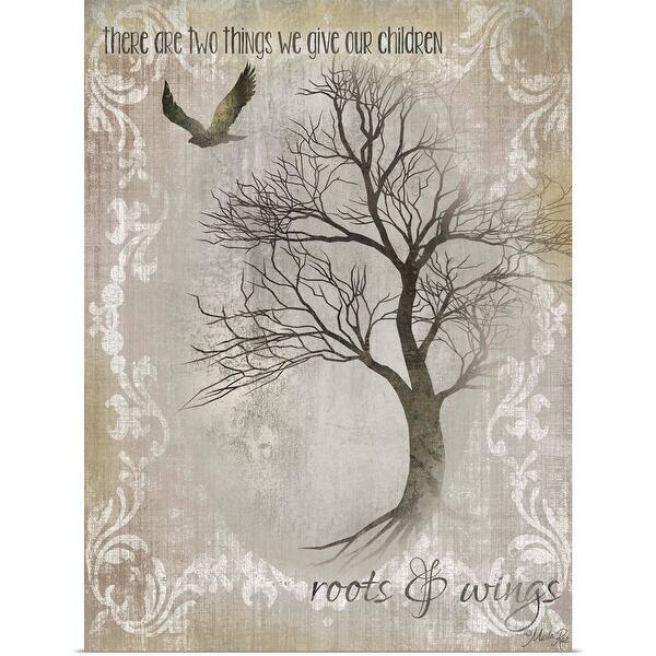 Roots And Wings Poster Print Overstock