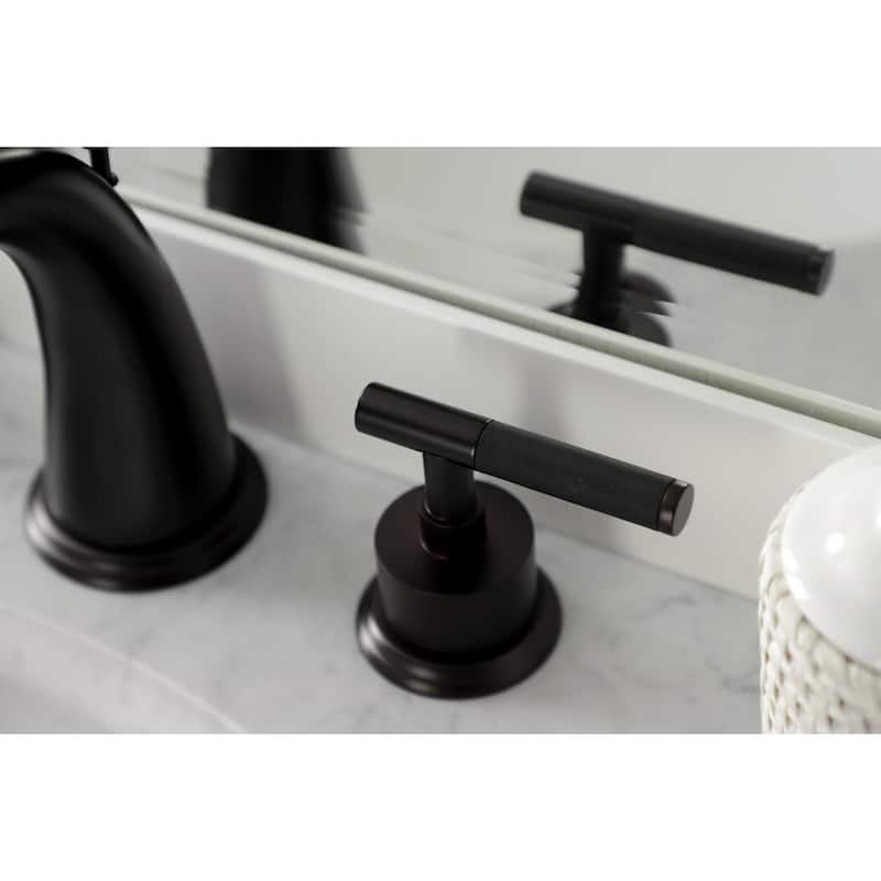 Kingston Brass Kaiser 1.2 GPM Widespread Bathroom Faucet with Pop-Up