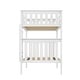 preview thumbnail 7 of 26, Now Furniture Solid Wood Twin Over Twin Bunk Bed with Straight Ladder