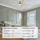 preview thumbnail 72 of 113, 5 - Blade Low Profile Flush Mount Modern Ceiling Fan with LED Light and Remote