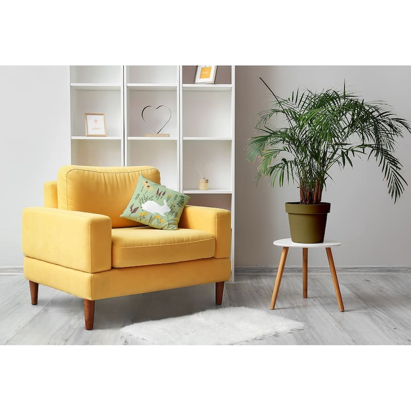 Spring Meadow Bunny Accent Pillow