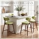 preview thumbnail 13 of 16, Wooden Upholstered Swivel Bar Chairs Set