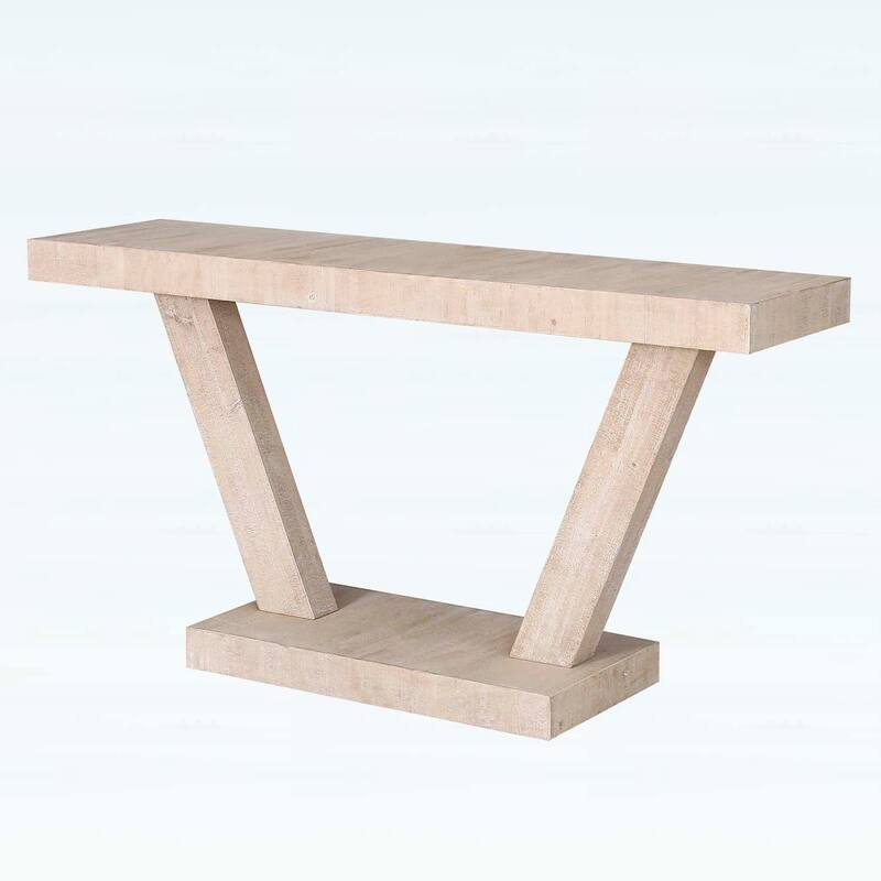 Wood Console Table,Rustic Wide Design for Hallway,Living Room & Behind Sofa
