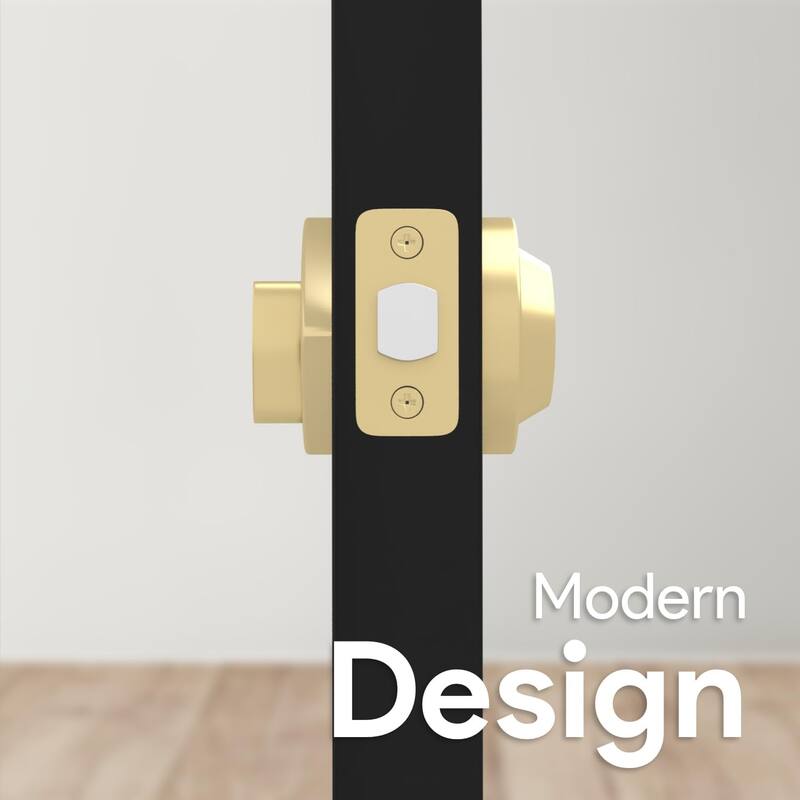 Mega Handles RONN Round Single Cylinder Keyed Deadbolt | Reversible Entry Deadbolt Lock