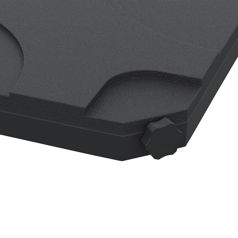 Heavy-Duty Cantilever Patio Umbrella Base with Large Capacity and Convenient Handle