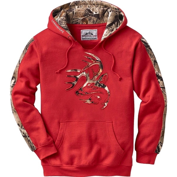 legendary whitetails men's camo outfitter hoodie