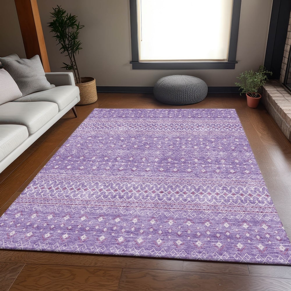 Premium Washable Super Soft Boho Geo Mayfield Rug