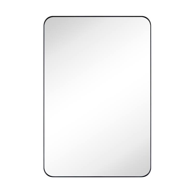 TEHOME Kengston Modern & Contemporary Rectangular Bathroom Vanity Mirror - 24'' x 36'' - Black