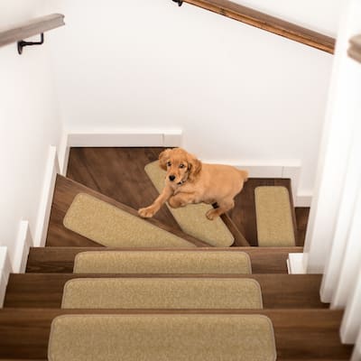 Beverly Rug Stair Runners for Wooden Steps, Stair Treads Carpet Non Slip, 8.5''x26''