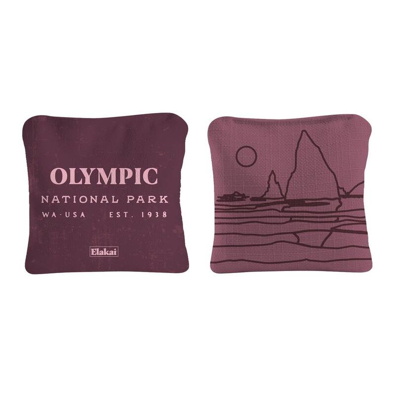 Olympic National Park Dual Sided Pro Cornhole Bags (Set of 4)