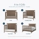 preview thumbnail 20 of 23, Child Craft Hampton Flat Top 4-in-1 Convertible Baby Crib