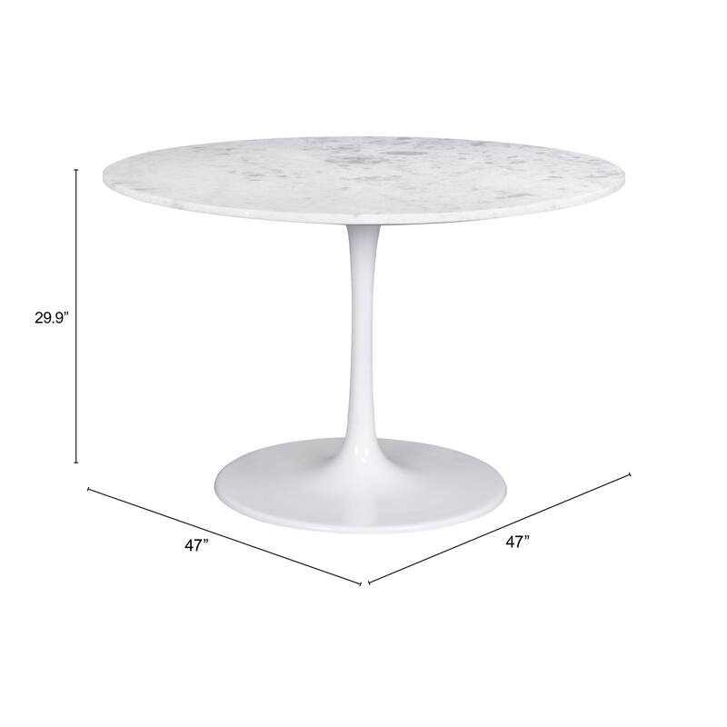 Phoenix Dining Table White