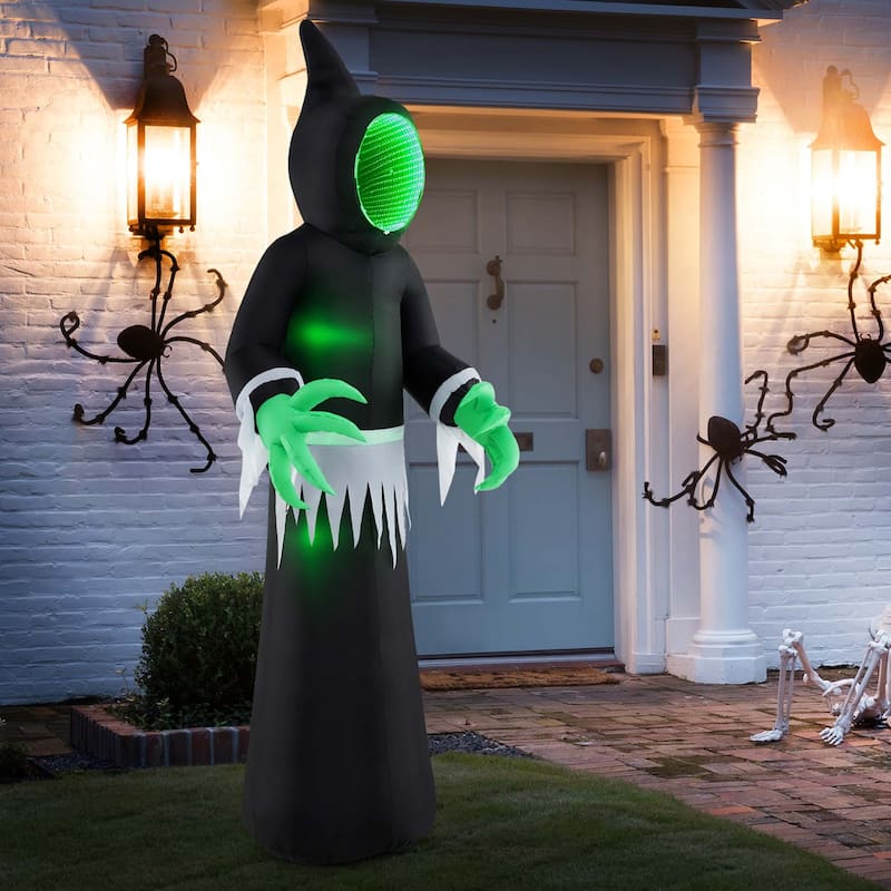 Costway 8 FT Giant Halloween Inflatable Ghost Blow up Ghost Decoration - See Details