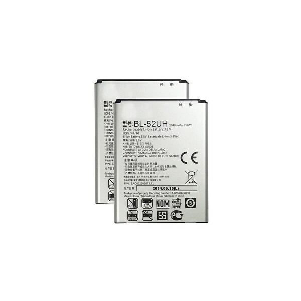 Shop Replacement Lg Lgms323 Li Ion Mobile Phone Battery 2040mah 3 8v 2 Pack Overstock 22983381