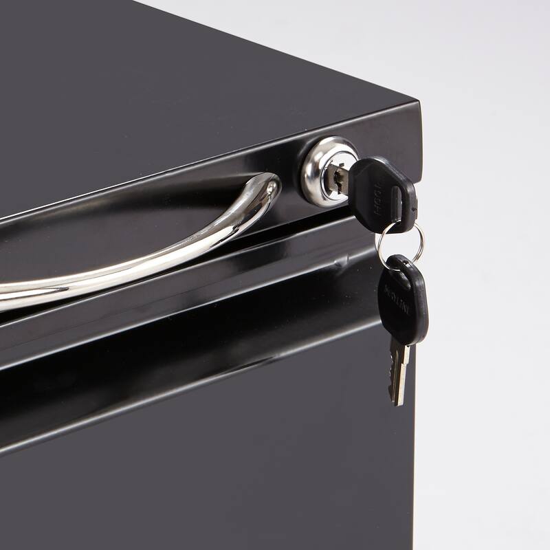 Small Mobile Steel File Storage Pedestal