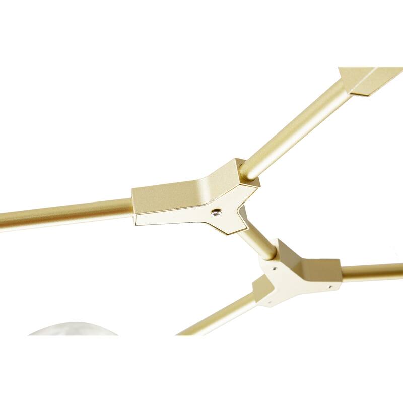 Cusp Barn Sputnik Chandeliers 8-Light Modern Mid Century Ceiling Light Adjustable Pendant Light Fixture for Hallway Foyer