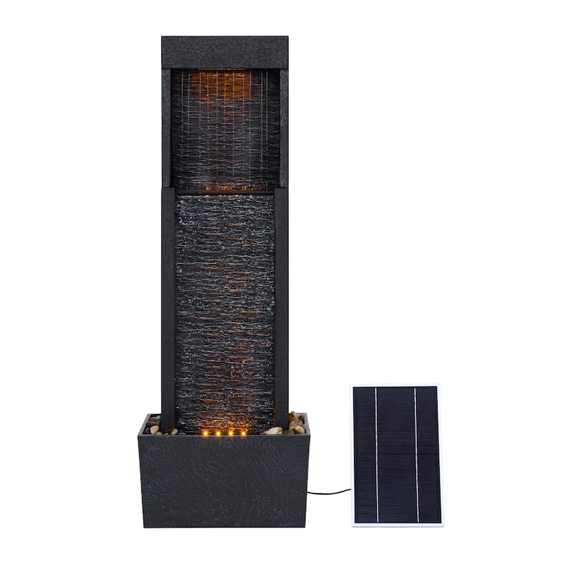 Teamson Home 38" Athena Outdoor Solar Powered Water Fountain