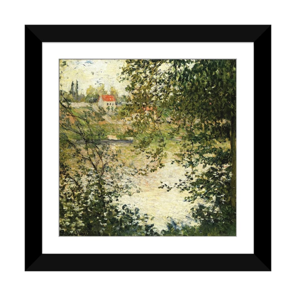 iCanvas "A View Through the Trees of La Grande Jatte Island, 1878 " by Claude Monet