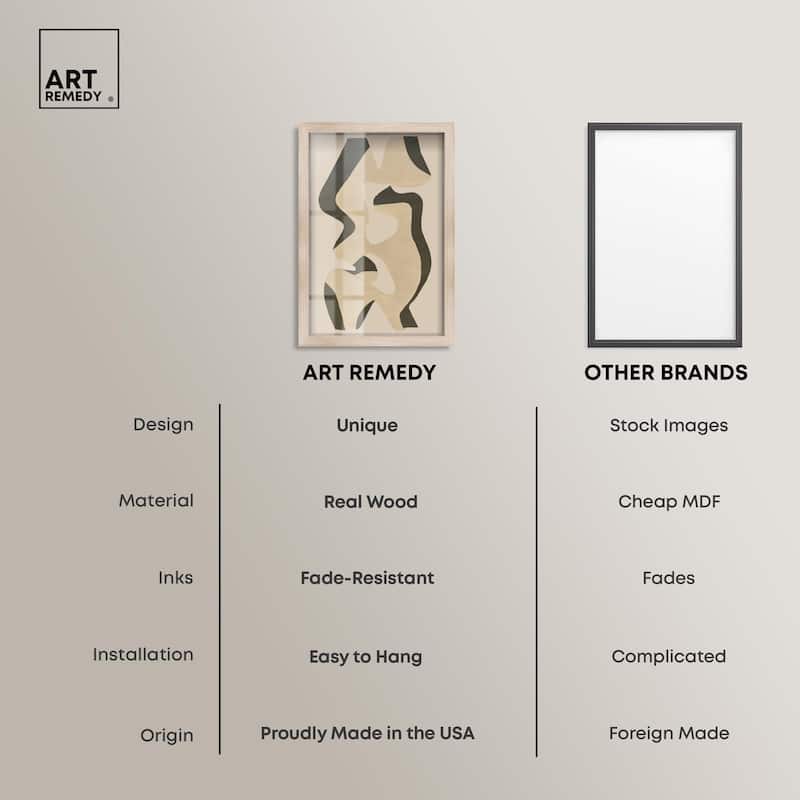 Shapes of Sage I Shadowbox by Art Remedy