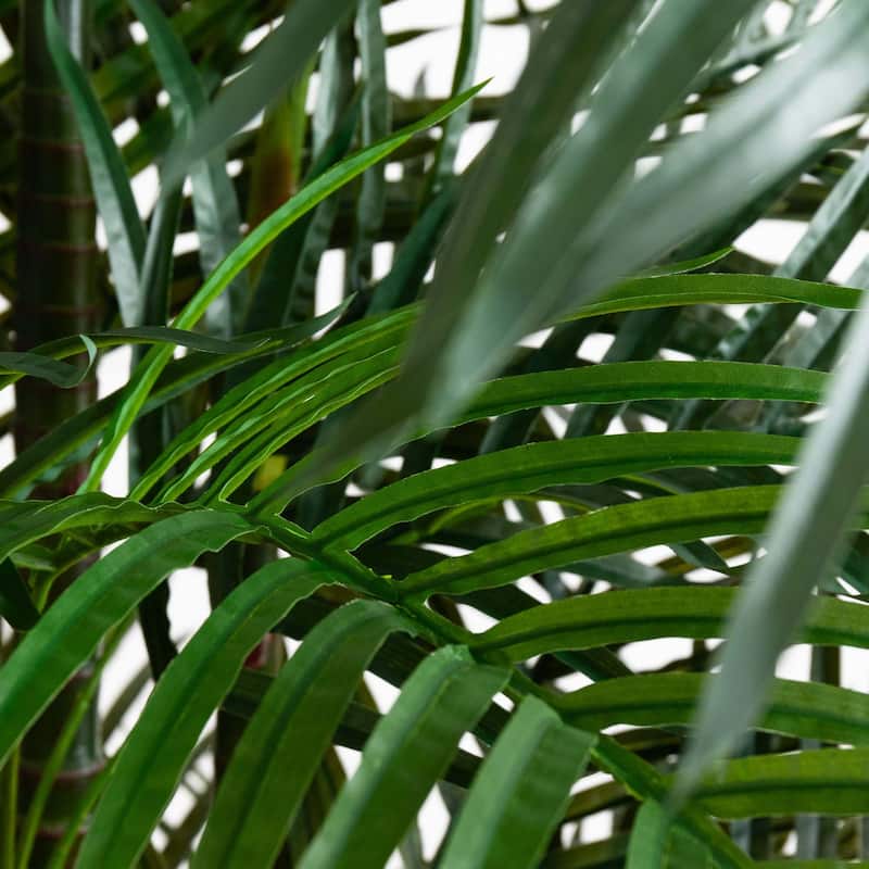 8' UV Resistant Artificial Areca Palm Tree (Indoor/Outdoor) - Green
