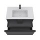 preview thumbnail 23 of 39, Margi 32" Wall-Mount Bathroom Vanity & Basin Set - Stripes