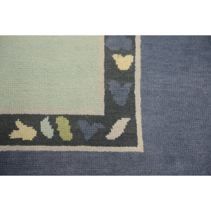 Vegetable Dye Wool Gabbeh Turkish Large Rug Handmade Wool Carpet - 14' 2'' X 10' 7''