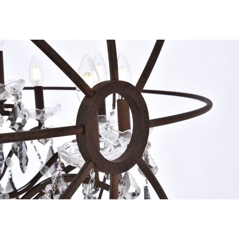 Royce Edge 18-Light Rustic Intent Chandelier