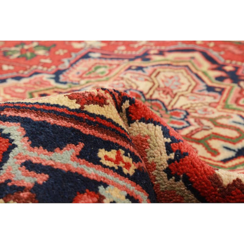 ECARPETGALLERY Hand-knotted Serapi Heritage Red Wool Rug - 5'0 x 8'0