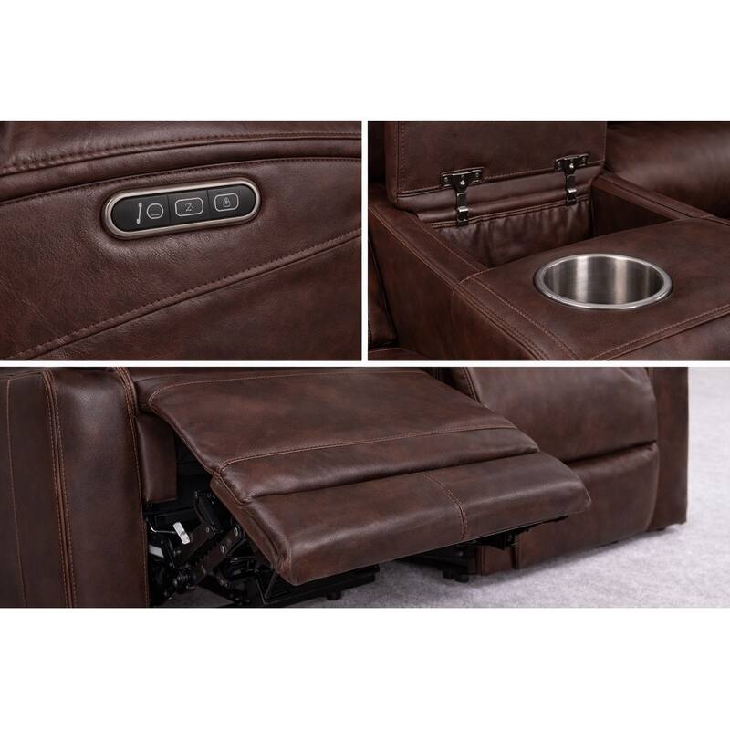 Logan Top Grain Italian Leather Sofa & Loveseat Set