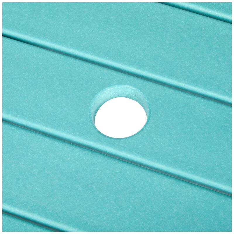Polytrends Laguna Hdpe All Weather Outdoor Patio 35" Round Counter Table