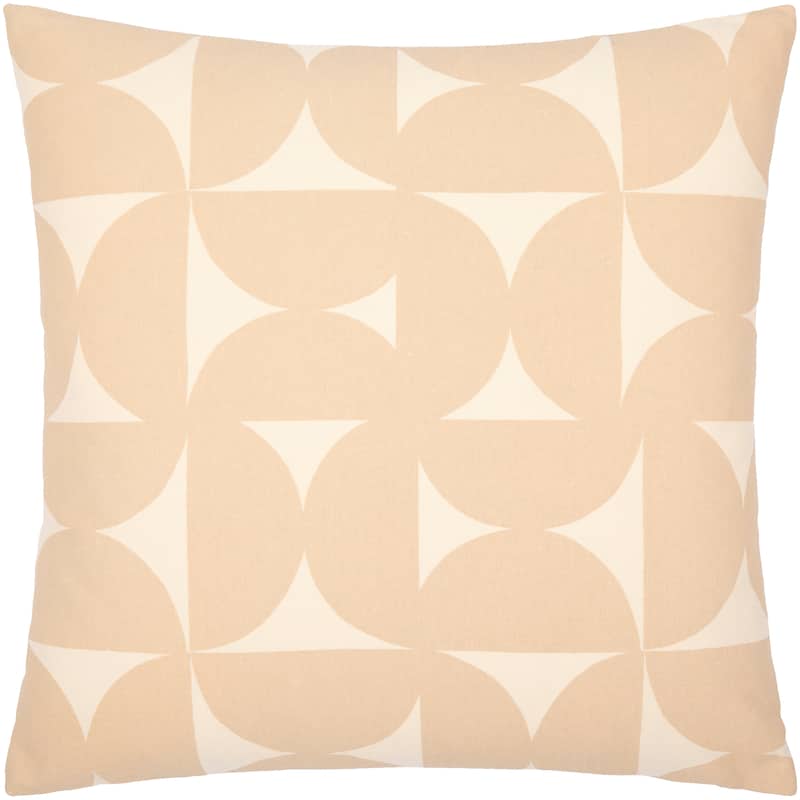 Livabliss Sanaya Half Circle Print Geometric Throw Pillow