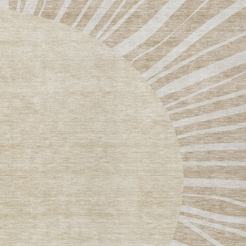 HomeRoots Abstract Transitional Rectangle Outdoor Rug