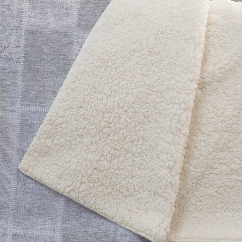 Premium Machine Washable Vintage Patchwork Sherpa Throw Blanket