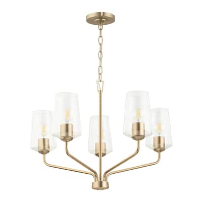 Celino Five-Light Chandelier with Clear Glass - 19